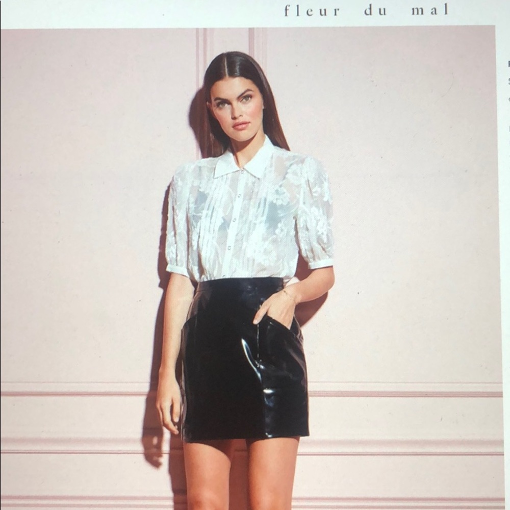 Fleur du Mal PVC mini skirt -never worn with tags!